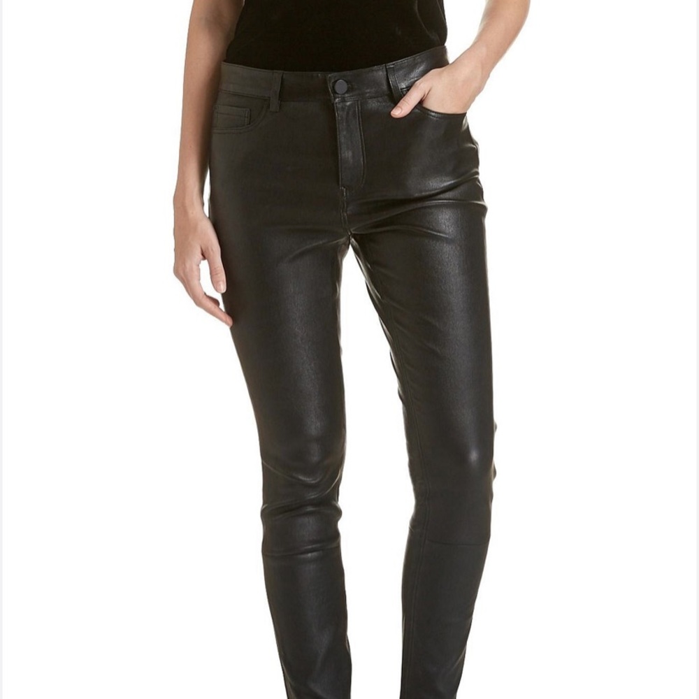 Theory Lamb Leather Pants